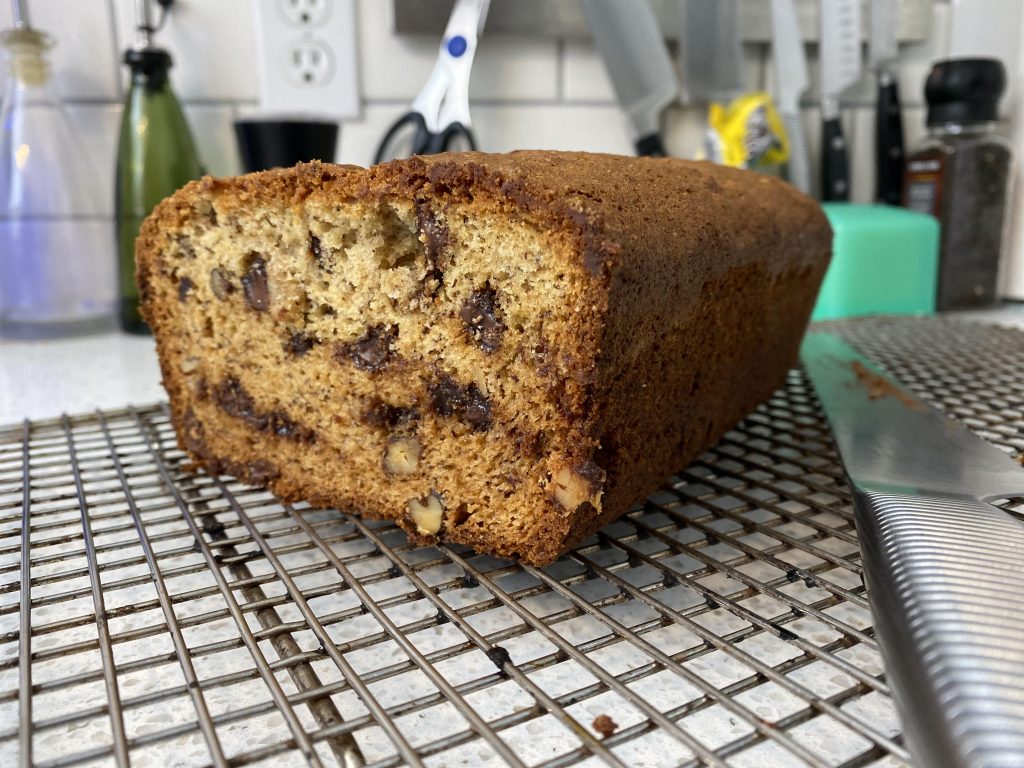 One Bowl Chocolate Chip Banana Bread