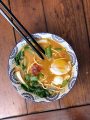 Vegetarian Ramen with Miso Shiitake Broth