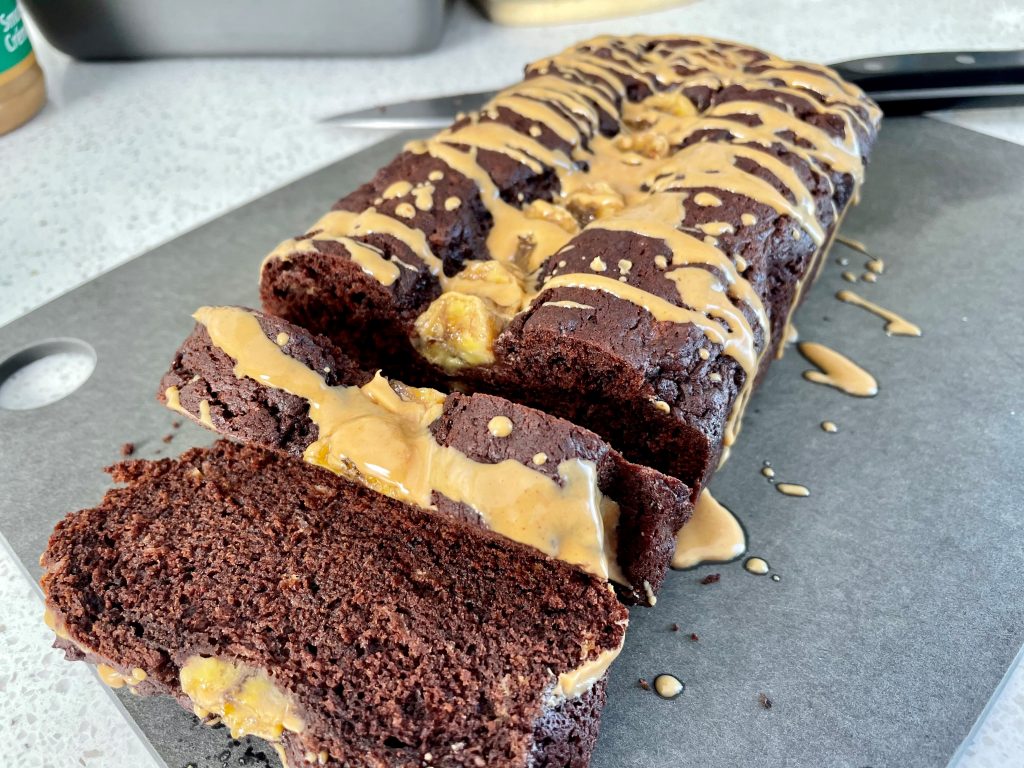 Chocolate Peanut Butter Banana Bread