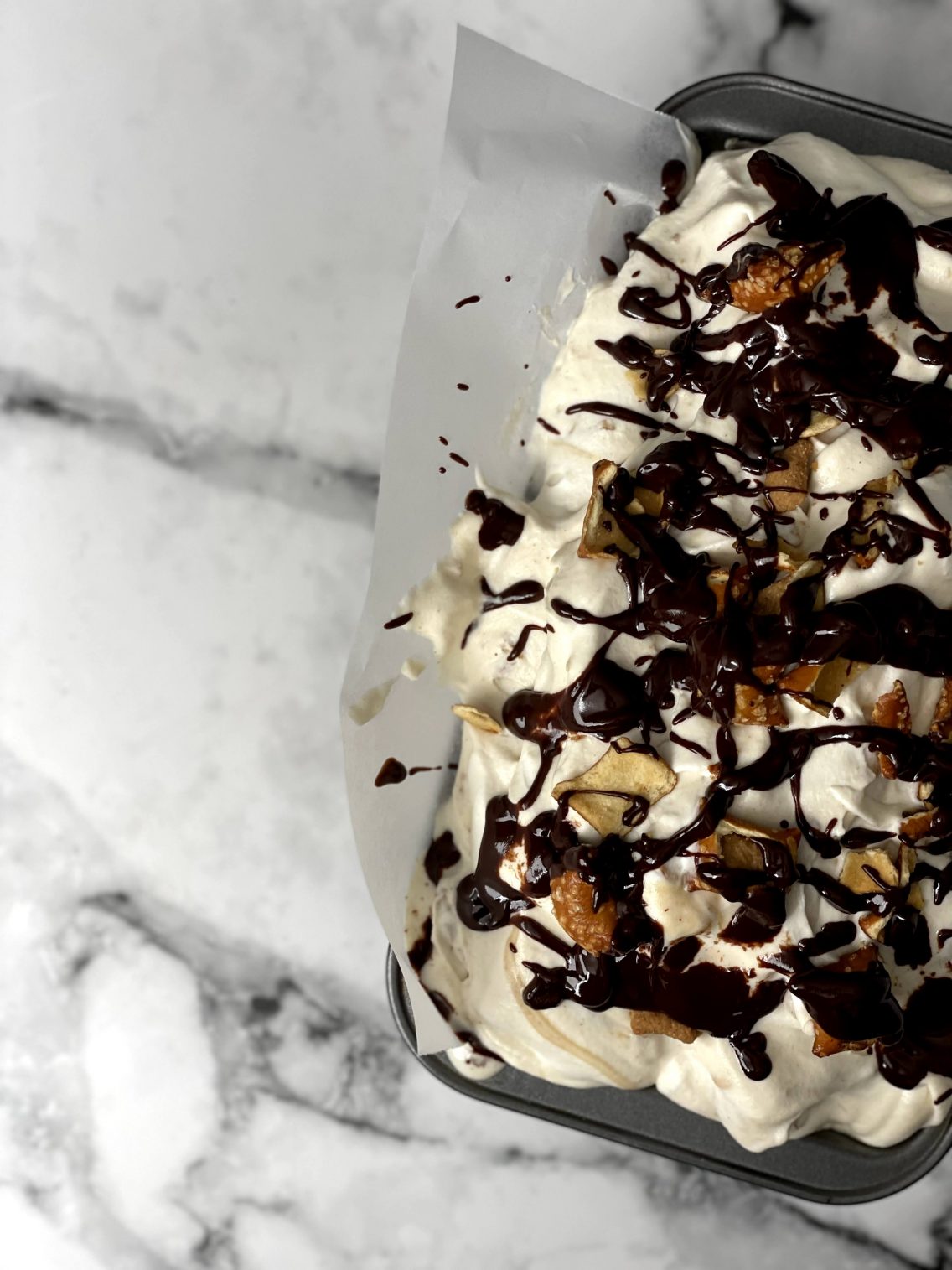 No-Churn Peanut Butter Pretzel Ice Cream